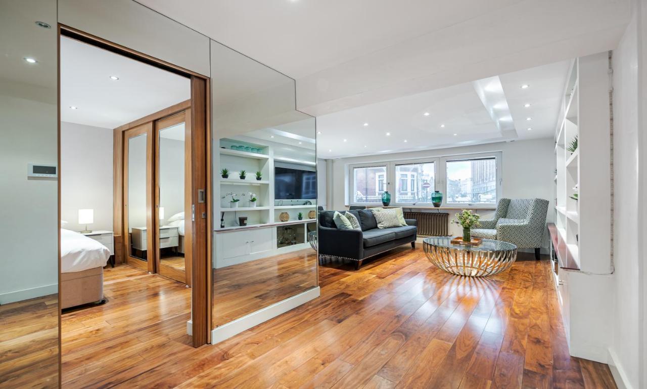 Elegant Ground Floor Apartment With Ac In Knightsbridge Steps Away From Harrods לונדון מראה חיצוני תמונה