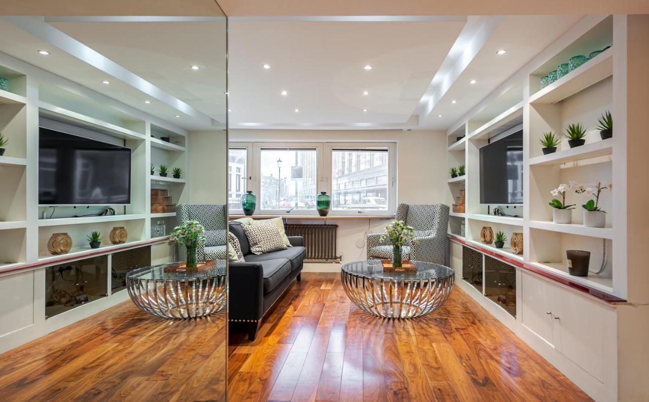 Elegant Ground Floor Apartment With Ac In Knightsbridge Steps Away From Harrods לונדון מראה חיצוני תמונה